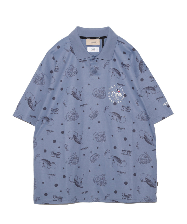 renoma golf × PGC ALL OVER PRINT POLO