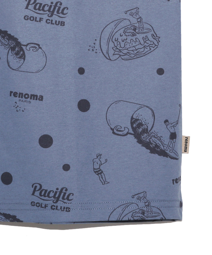 renoma golf × PGC ALL OVER PRINT POLO