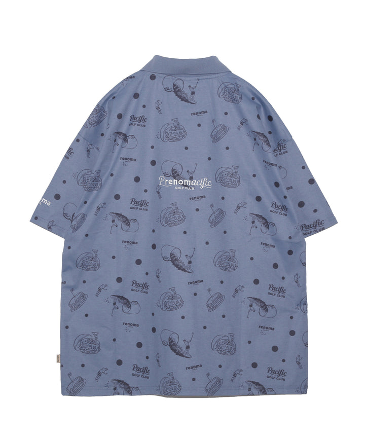 renoma golf × PGC ALL OVER PRINT POLO