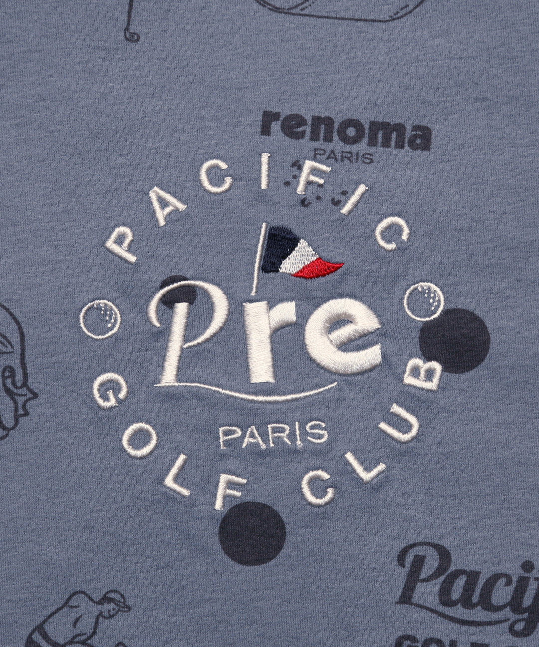 renoma golf × PGC ALL OVER PRINT POLO