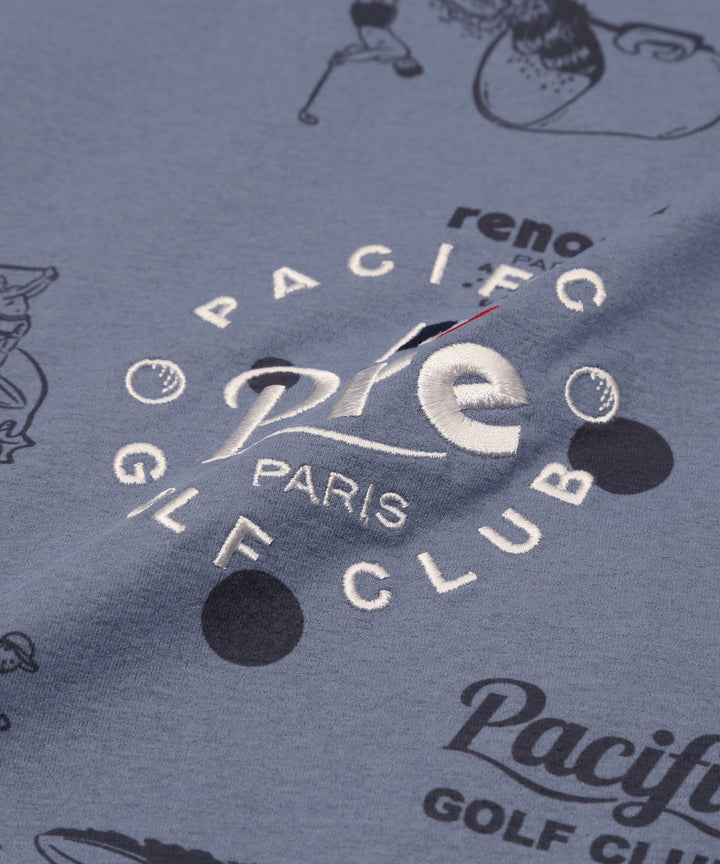 renoma golf × PGC ALL OVER PRINT POLO