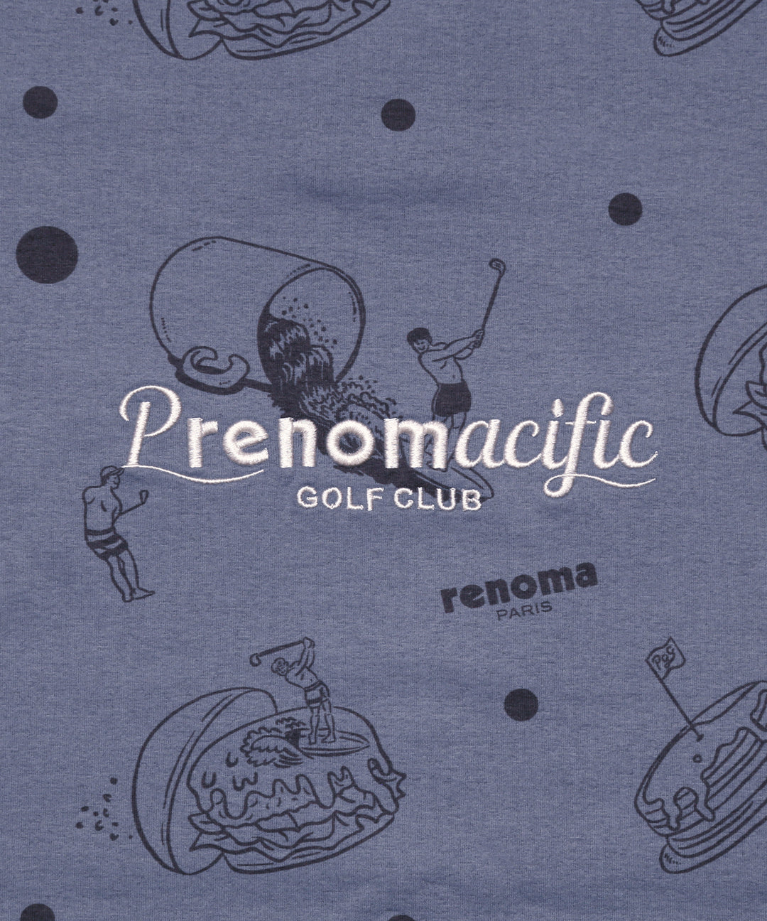 renoma golf × PGC ALL OVER PRINT POLO