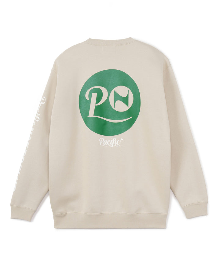 NAKED GOLF×PGC CREW NECK SWEAT BEIGE