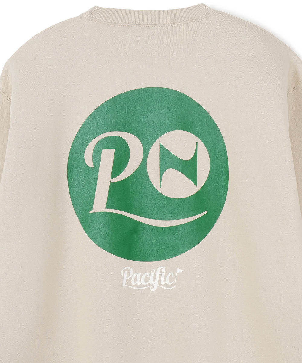 NAKED GOLF×PGC CREW NECK SWEAT BEIGE