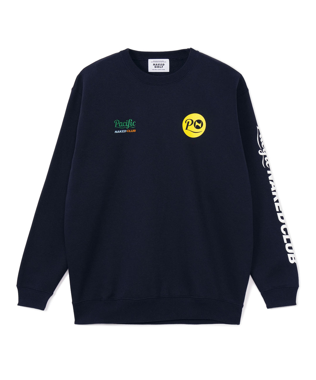 NAKED GOLF×PGC CREW NECK SWEAT NAVY