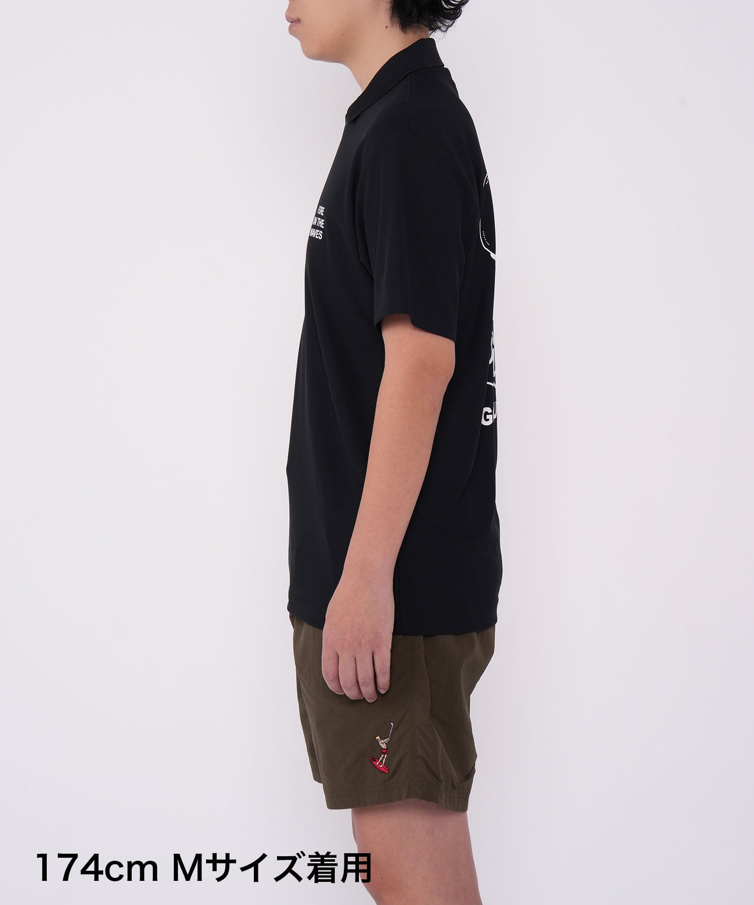 FORE ON THE WAVES POLO BLACK