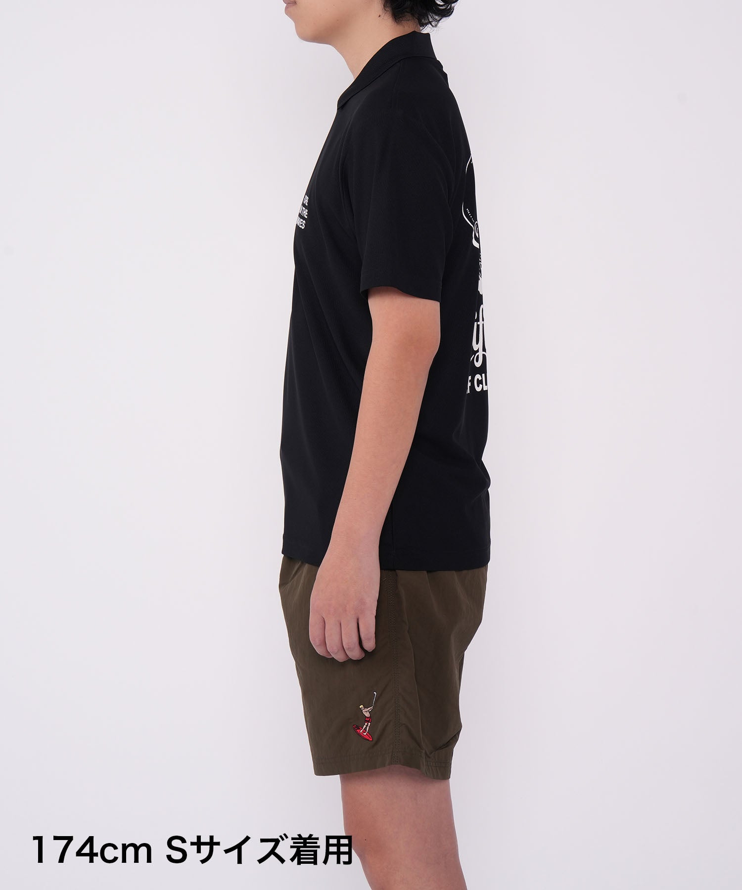 FORE ON THE WAVES POLO BLACK