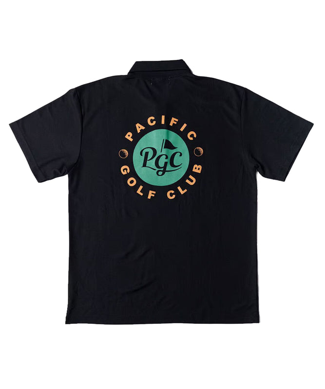 PGC CIRCLE LOGO POLO SHIRT BLACK