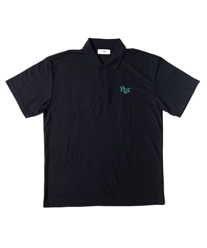 PGC CIRCLE LOGO POLO SHIRT BLACK