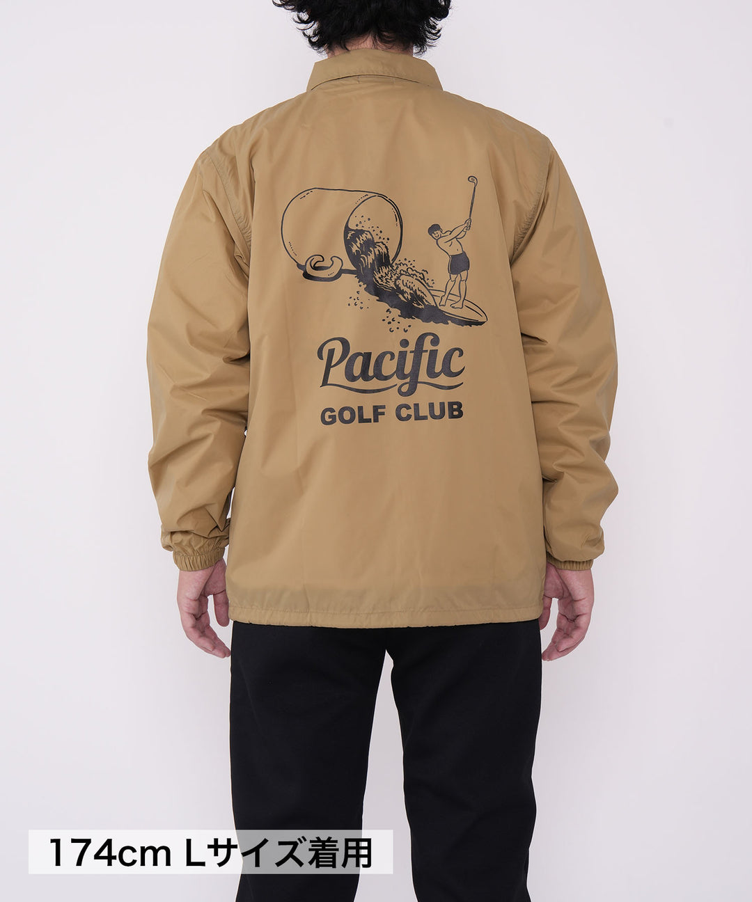 FORE ON THE WAVES COACH JACKET BEIGE