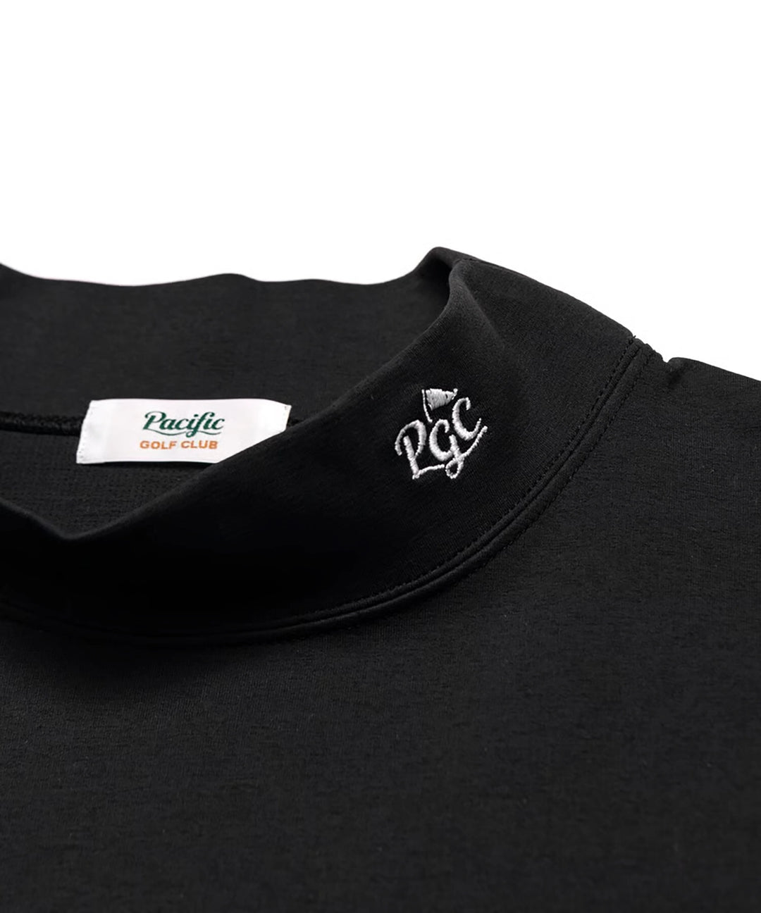 MOCK-NECK BIG TEE HALF SLEEVE Pacific LOGO – Pacific GOLF CLUB