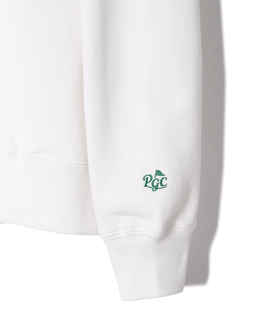 GOLF & PANCAKE SWEAT CREW-NECK OFF WHITE