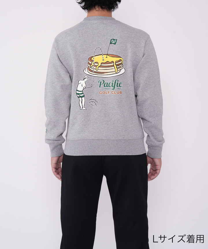 GOLF & PANCAKE SWEAT CREW-NECK