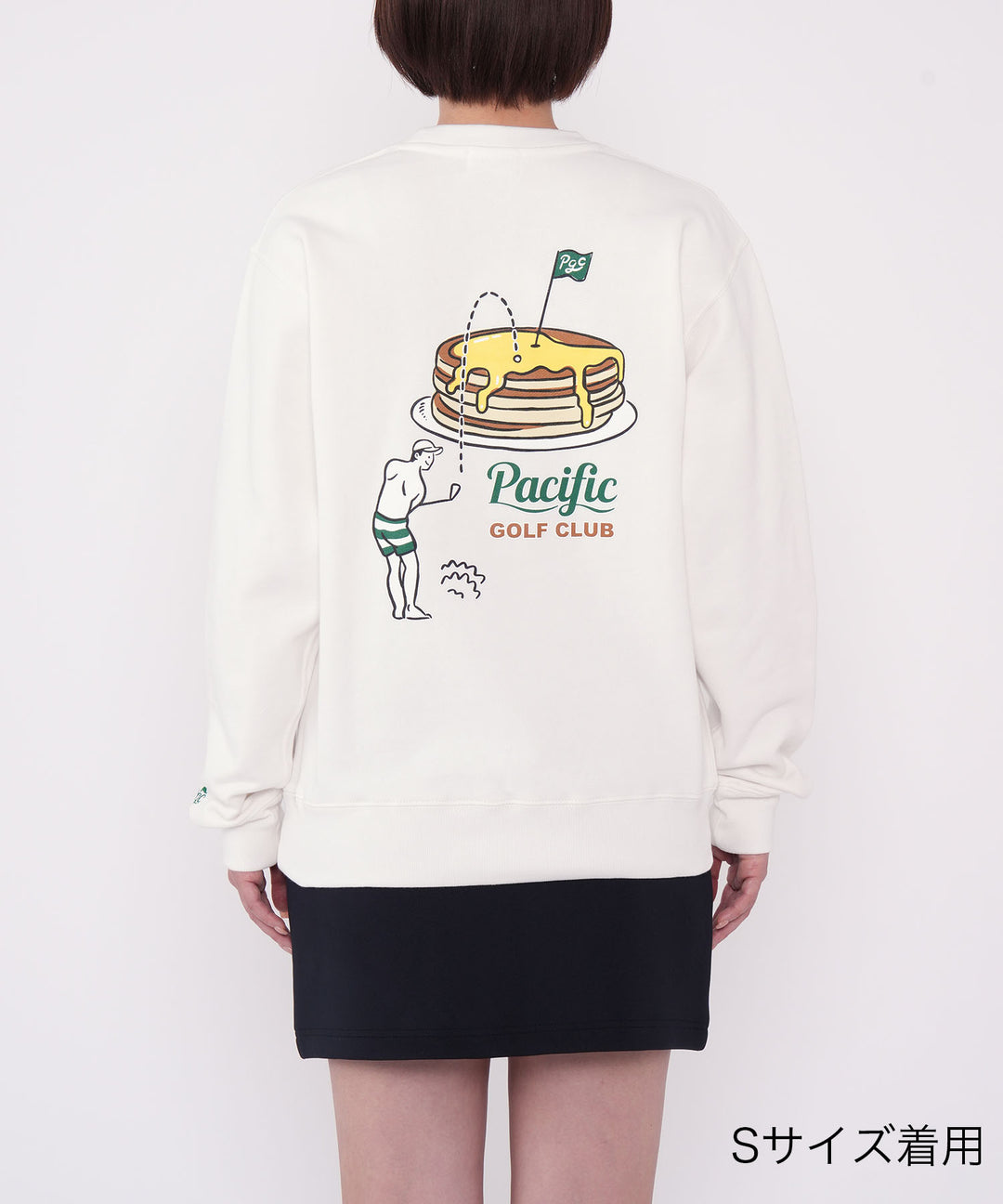 GOLF & PANCAKE SWEAT CREW-NECK