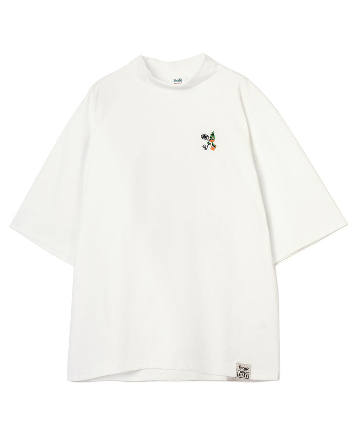 MMY_PGC MOCK NECK TEE WHITE