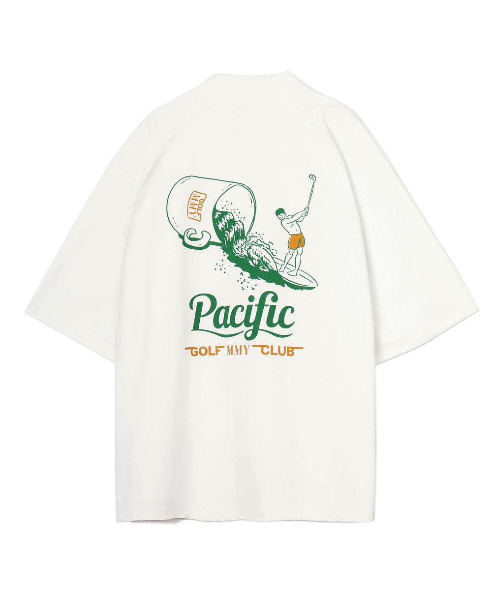 MMY_PGC MOCK NECK TEE WHITE