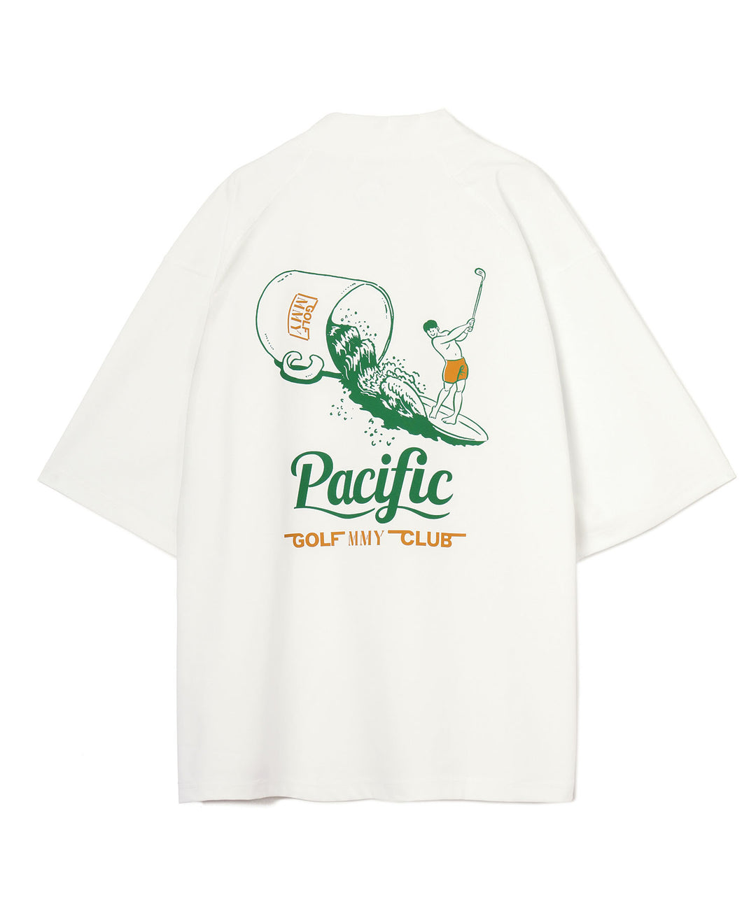 MMY_PGC MOCK NECK TEE WHITE