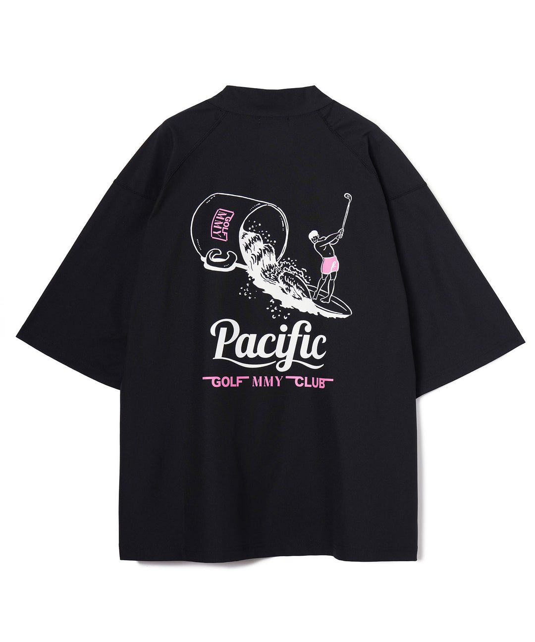 MMY_PGC MOCK NECK TEE BLACK