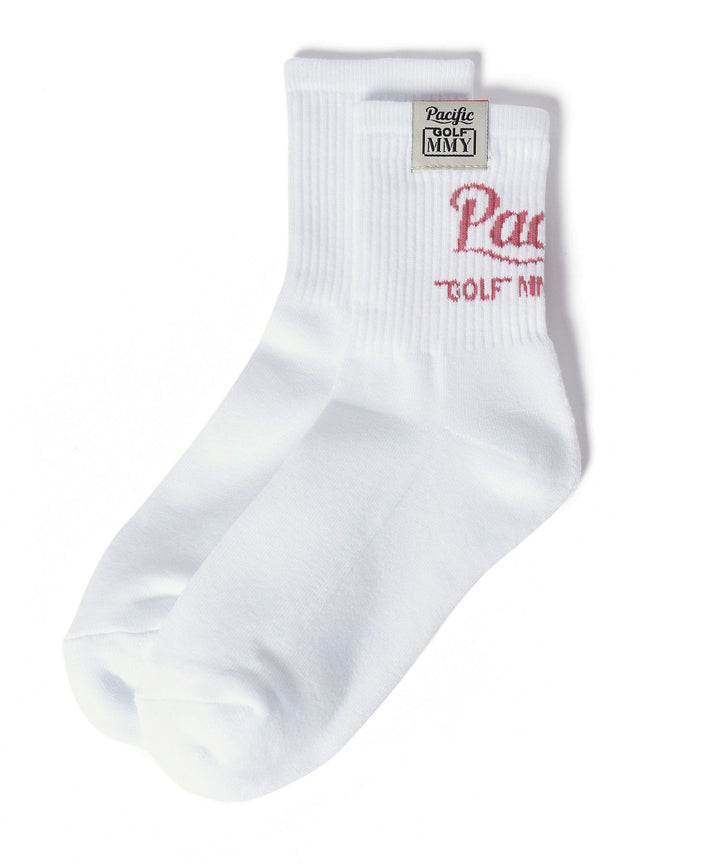 MMY_PGC SOCKS WHITE-PINK