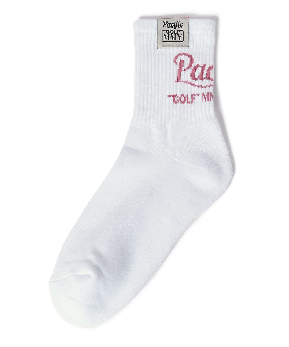 MMY_PGC SOCKS WHITE-PINK