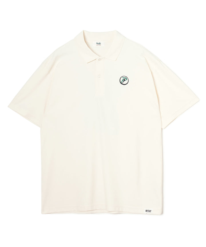 LIGHTNING BOLT×PGC FORE ON THE WAVE POLO IVORY