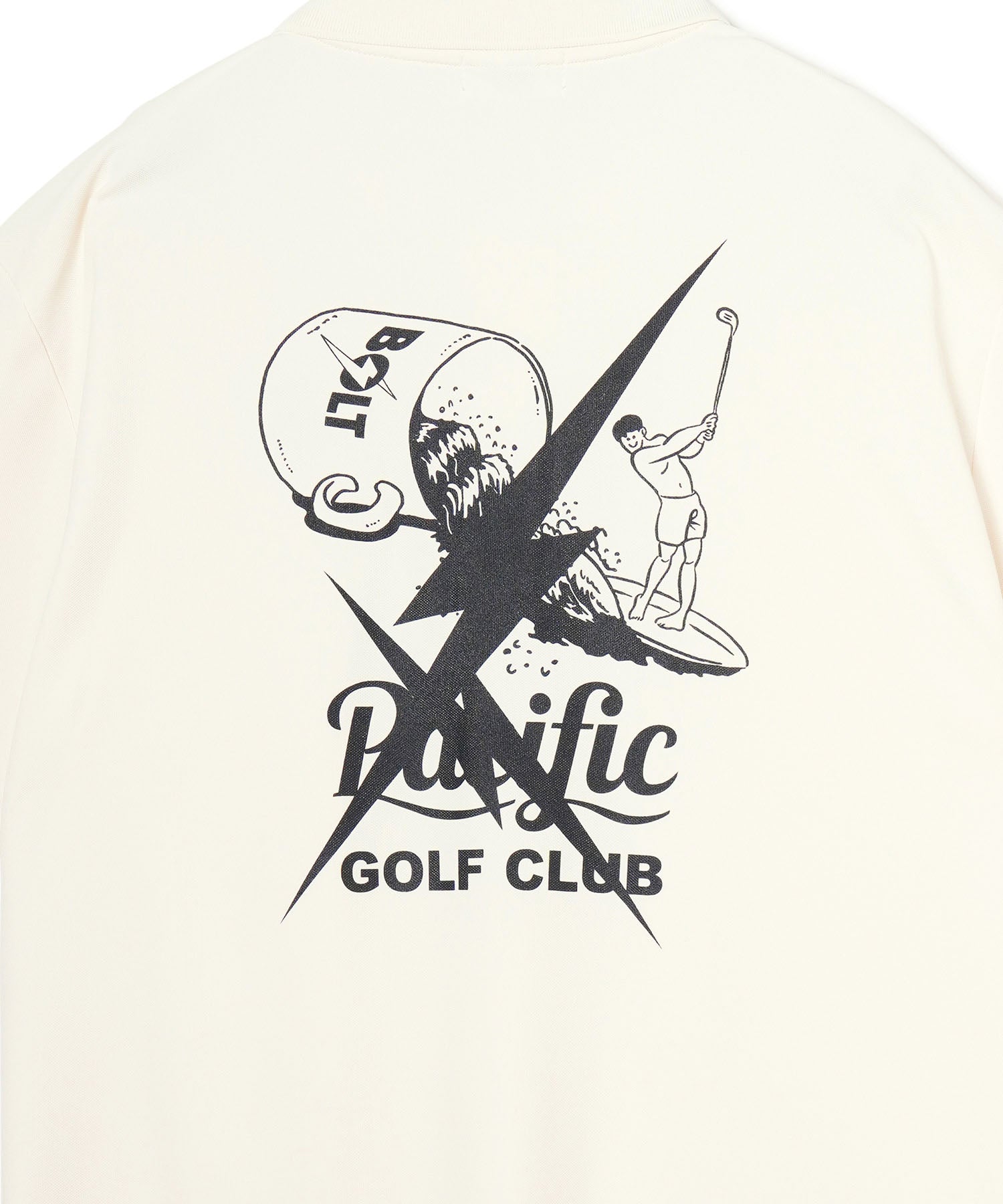 LIGHTNING BOLT×PGC FORE ON THE WAVE POLO – Pacific GOLF CLUB