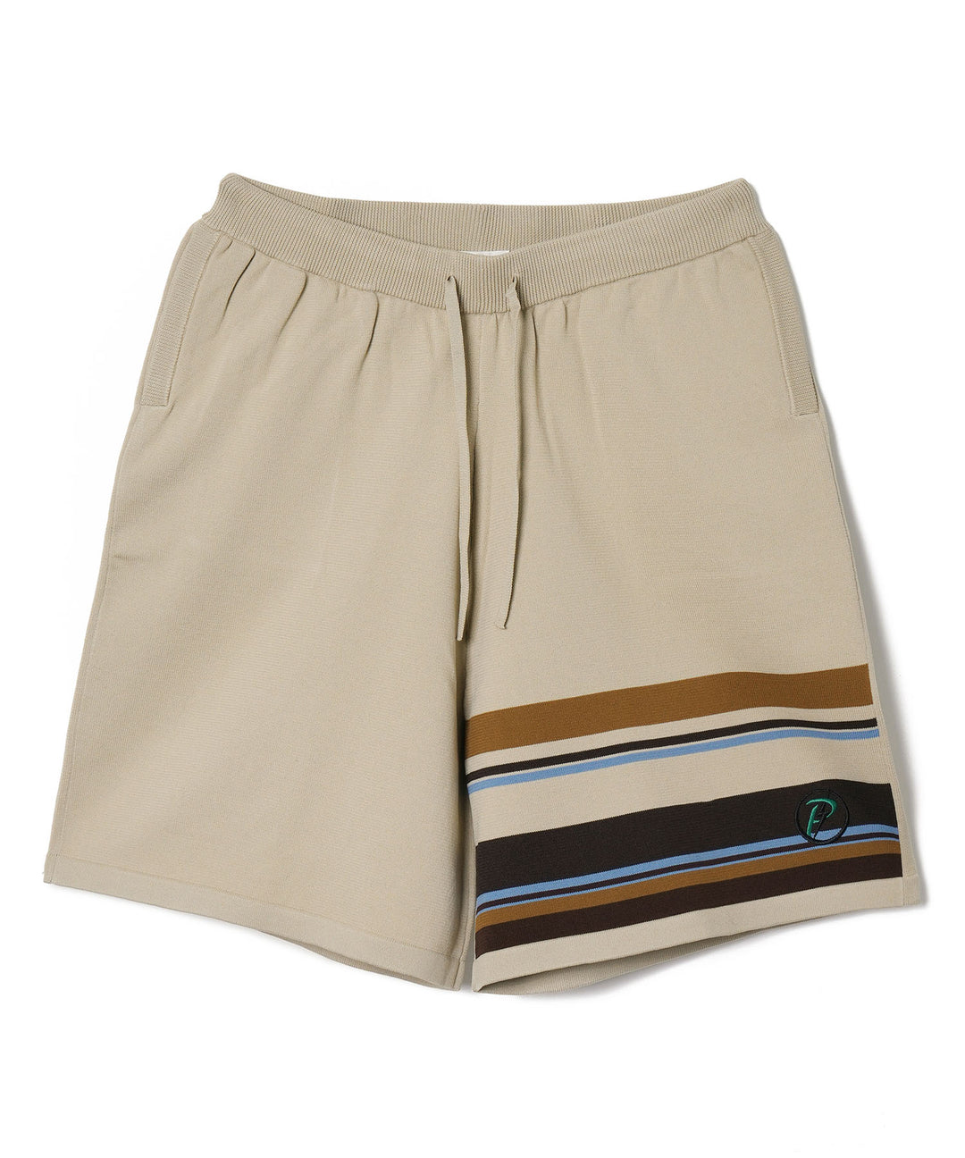 LIGHTNING BOLT×PGC KNIT SHORT PANTS BEIGE