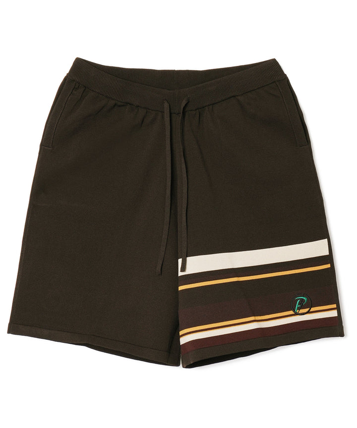 LIGHTNING BOLT×PGC KNIT SHORT PANTS BROWN