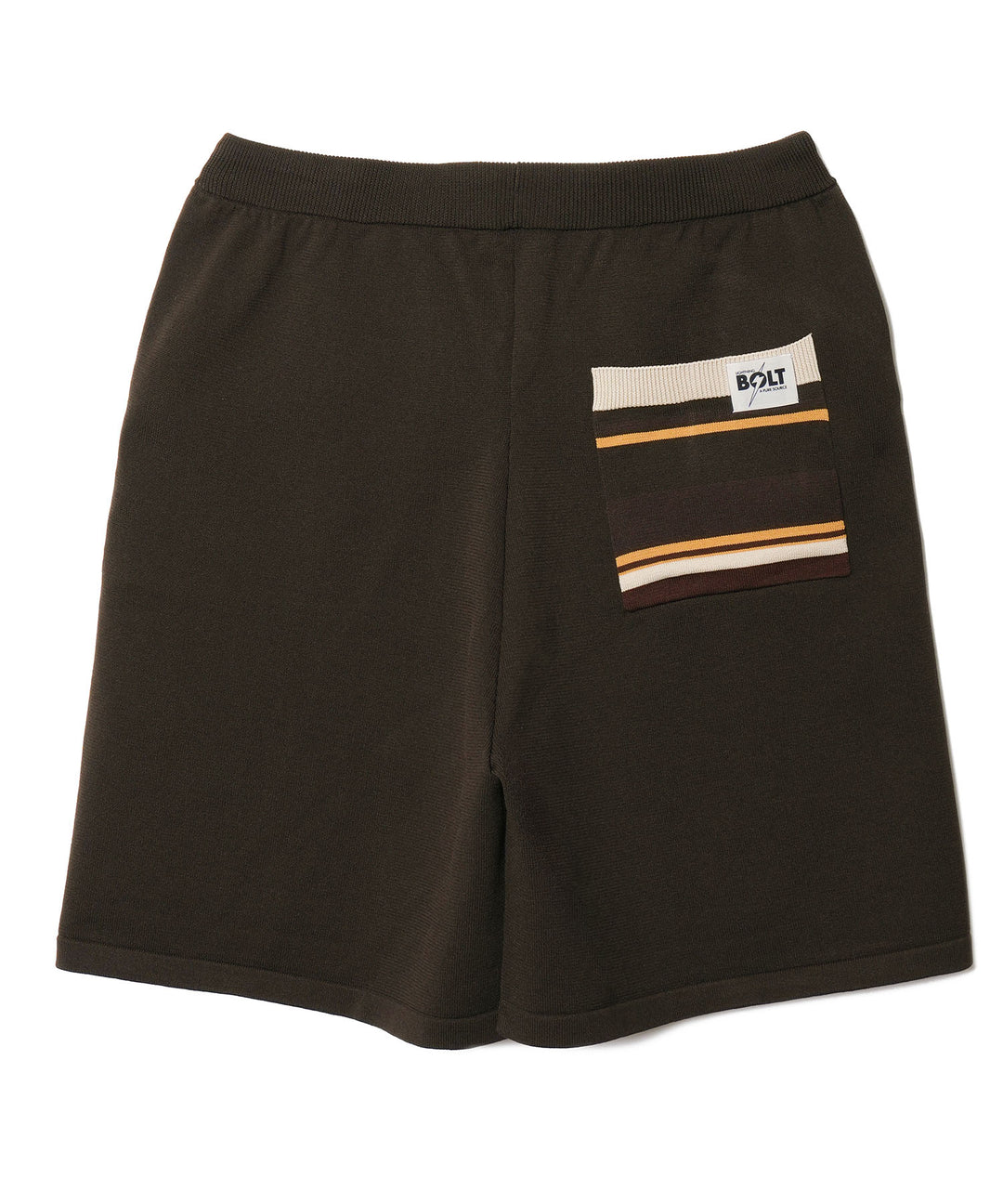 LIGHTNING BOLT×PGC KNIT SHORT PANTS BROWN