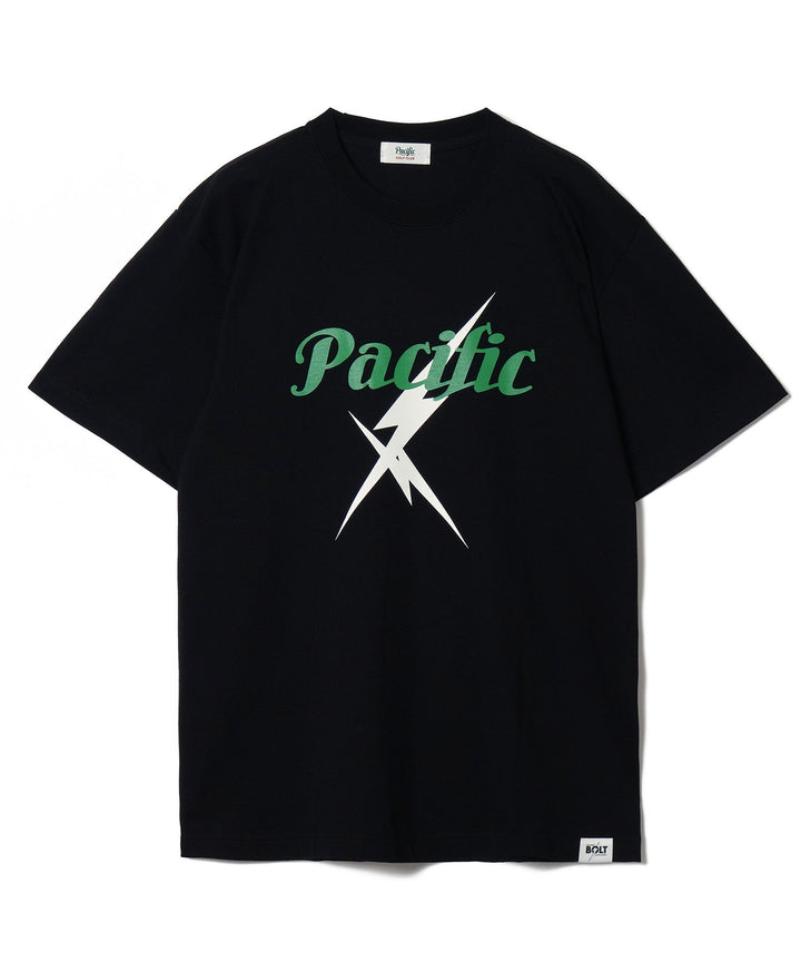 LIGHTNING BOLT×PGC TEE BLACK