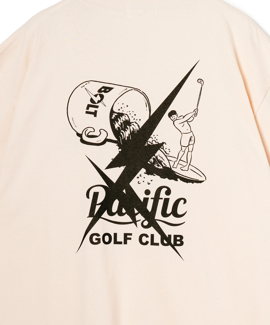 LIGHTNING BOLT×PGC FORE ON THE WAVE TEE IVORY