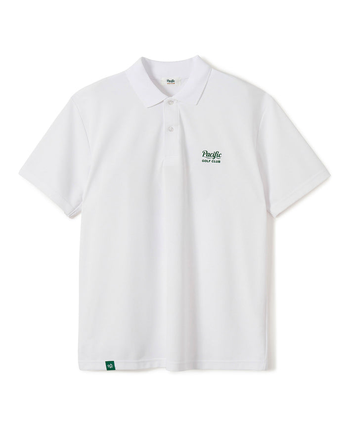 GOLF & HAMBURGER POLO SHIRT WHITE