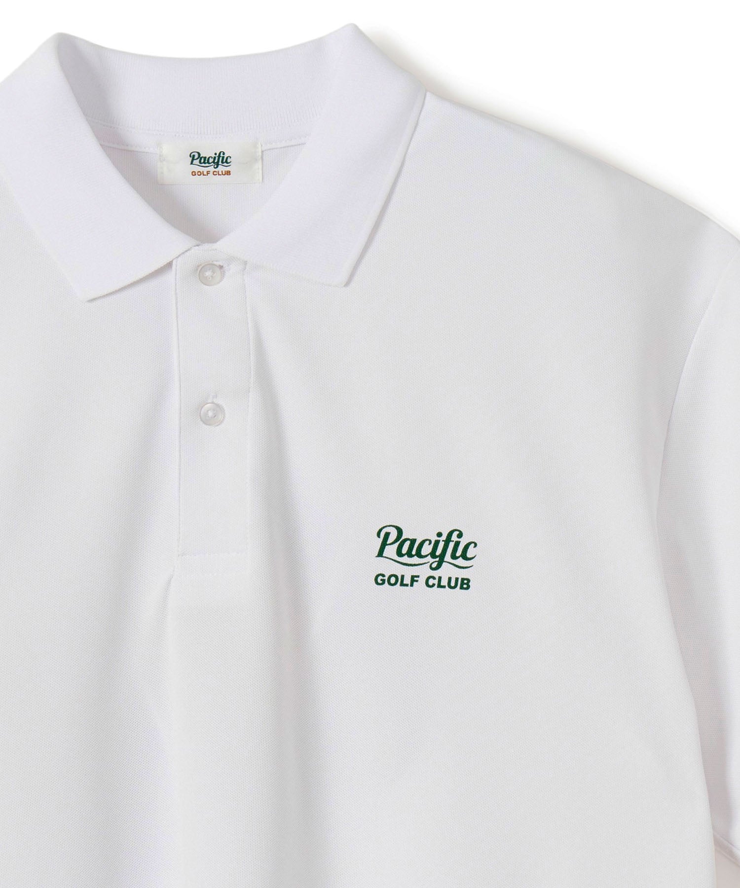 GOLF & HAMBURGER POLO SHIRT WHITE