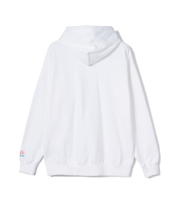 PPC COLLEGE LOGO HOODIE WHITE