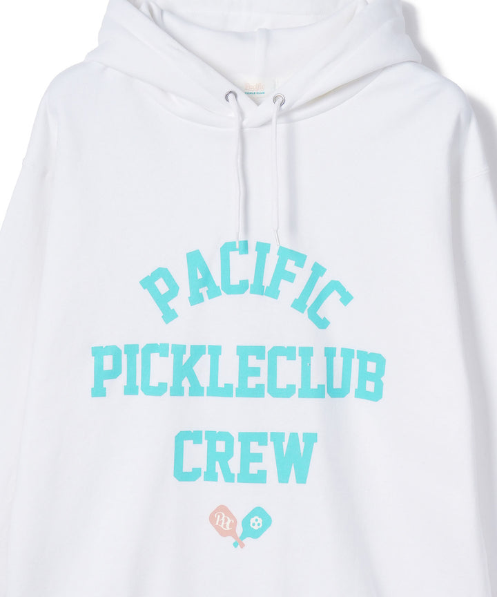 PPC COLLEGE LOGO HOODIE WHITE