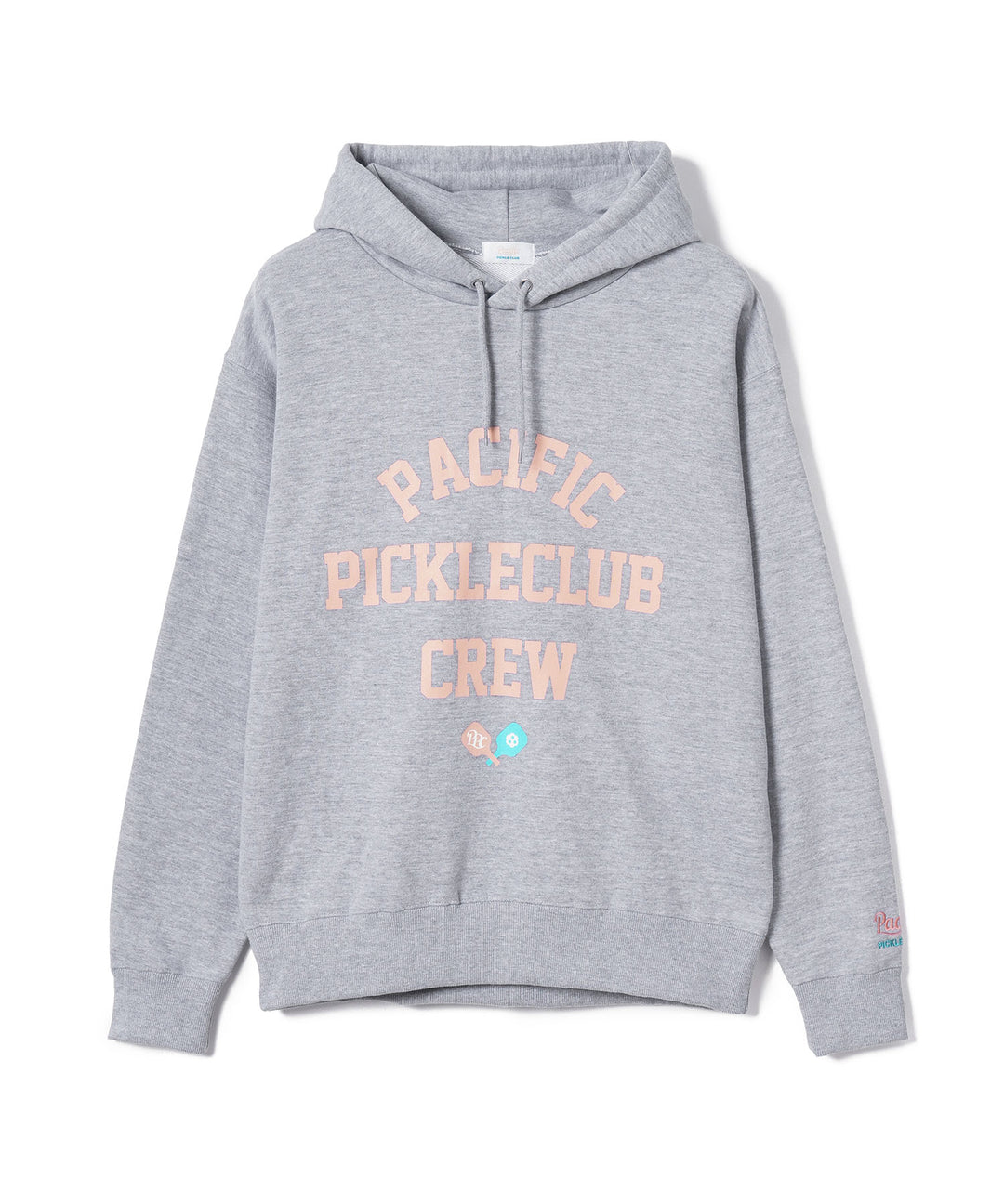 PPC COLLEGE LOGO HOODIE GRAY