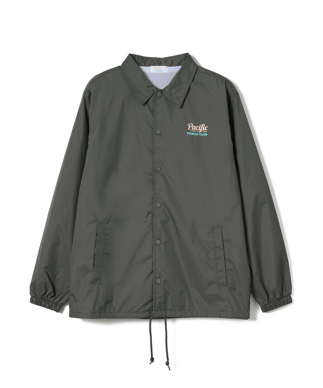 PPC COLLEGE LOGO COACH JACKET GRAY