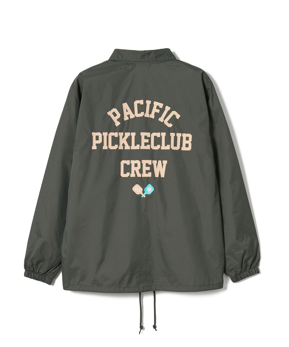 PPC COLLEGE LOGO COACH JACKET GRAY