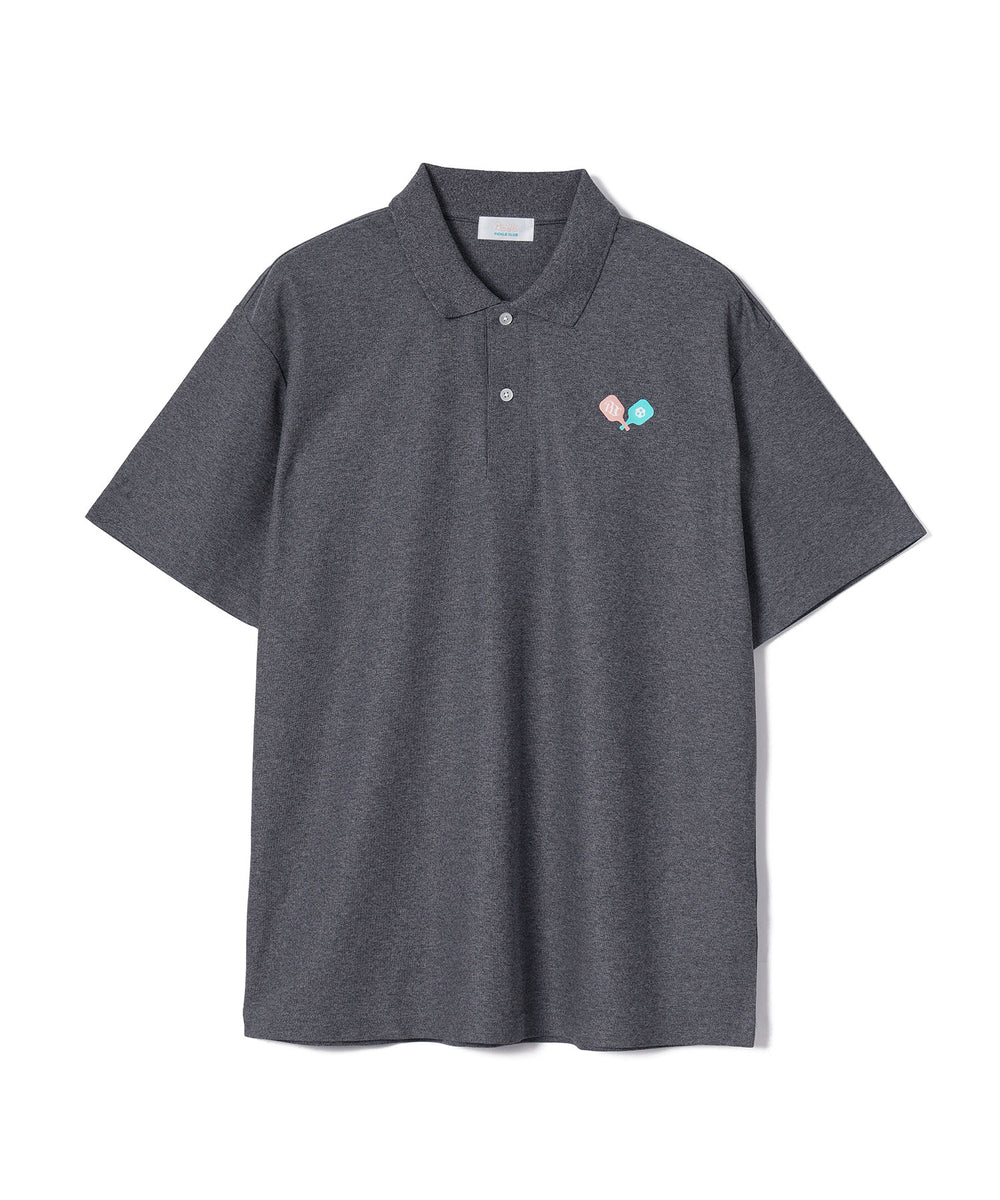 PPC CIRCLE POLO HEATHER CHARCOAL