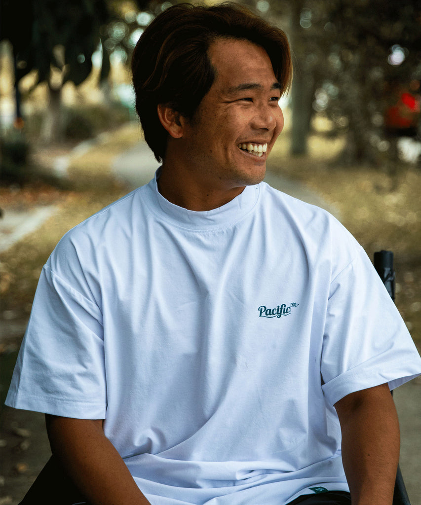 Rivvia Projects × PGC FLAG M/NECK RASH SS – Pacific GOLF CLUB