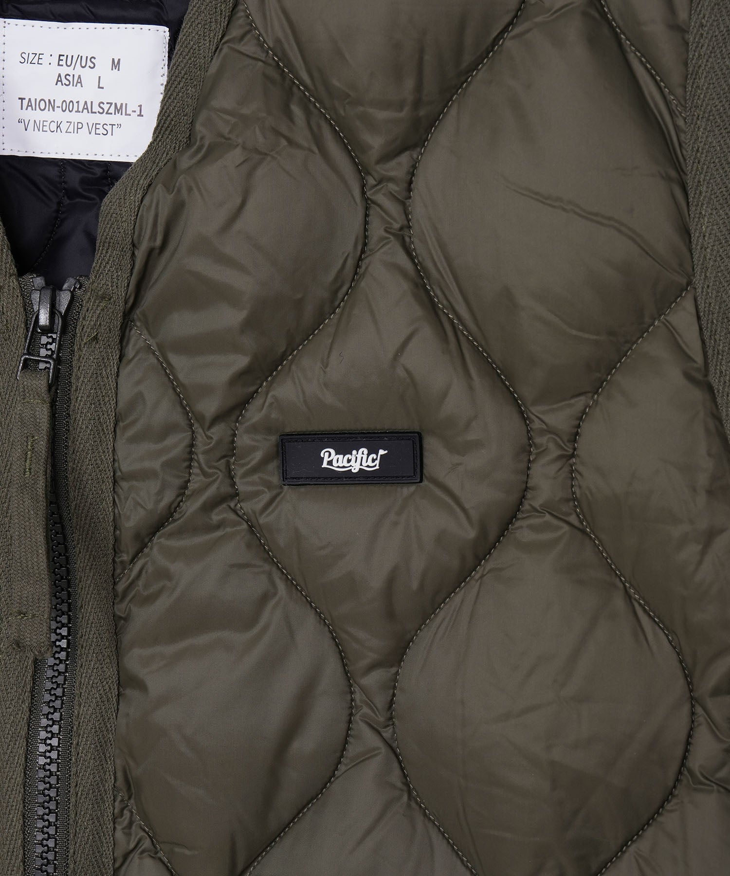 MILITARY V NECK W-ZIP DOWN VEST(SOFT SHELL) – Pacific GOLF CLUB