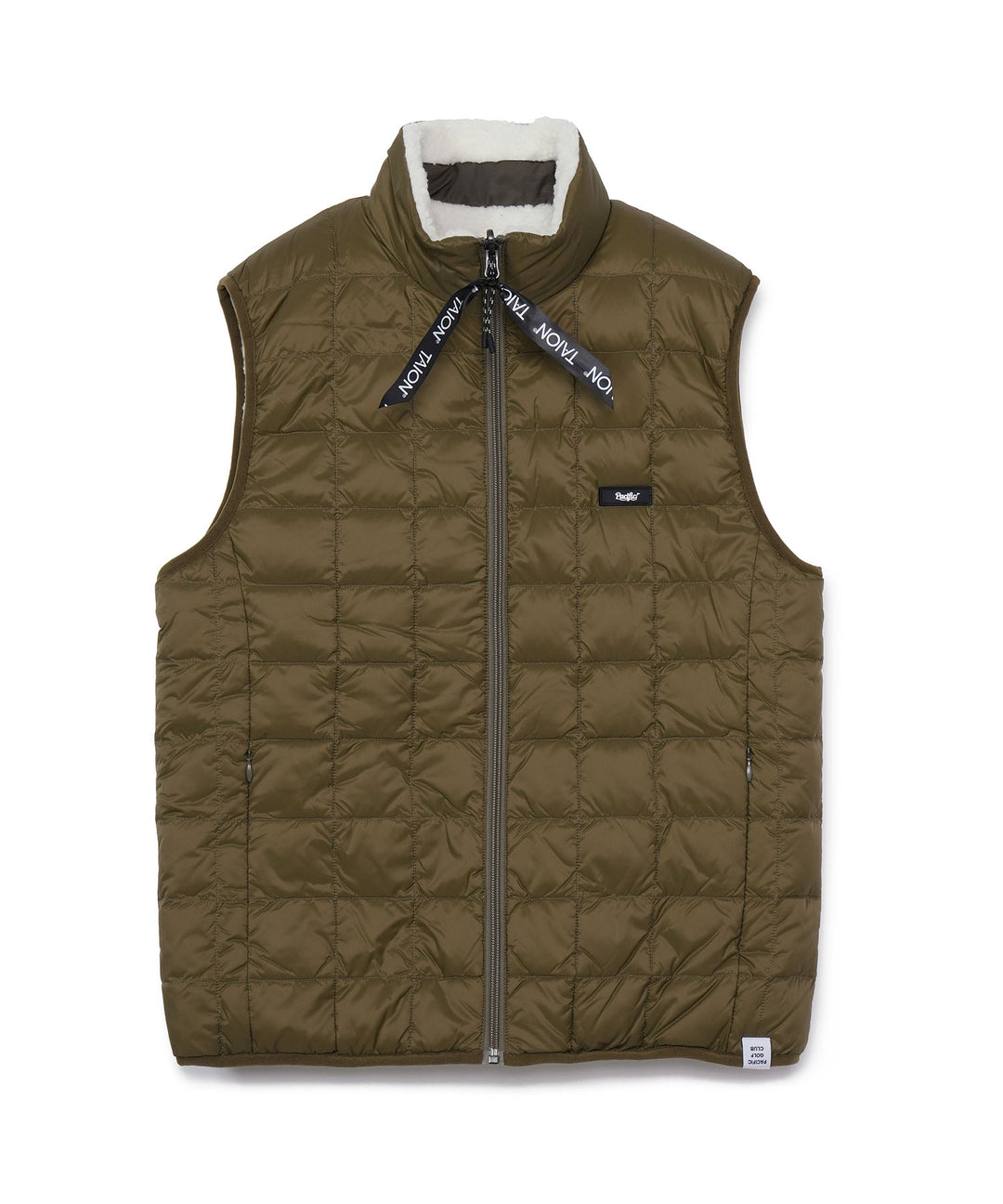 “DOWN × BOA” REVERSIBLE VEST OLIVE