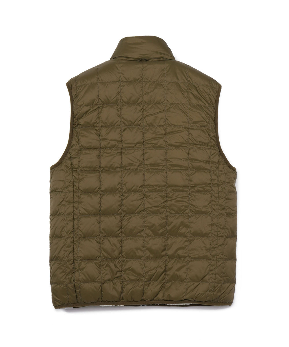 “DOWN × BOA” REVERSIBLE VEST OLIVE