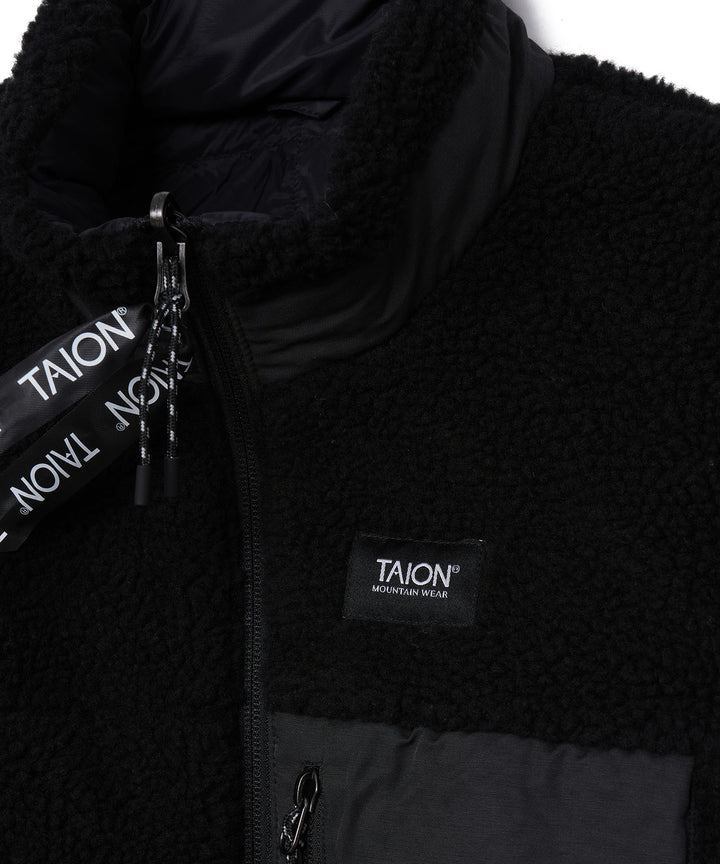 MOUNTAIN R/S “DOWN × BOA” HI NECK DOWN JACKET BLACK