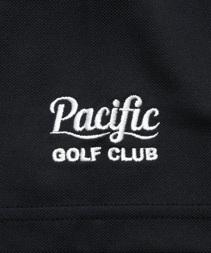 renoma golf × PGC SS POLO SHIRTS BLACK
