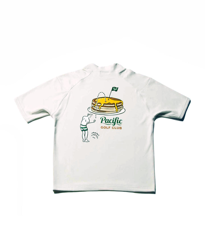 MOCK-NECK BIG TEE HALF SLEEVE GOLF & PANCAKE