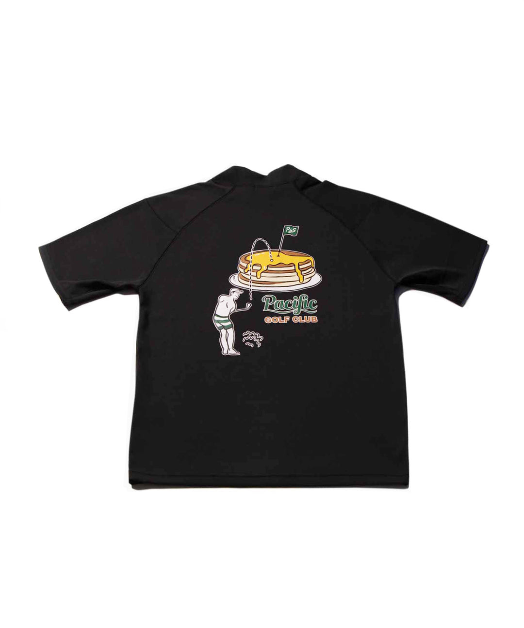 MOCK-NECK BIG TEE HALF SLEEVE GOLF & PANCAKE