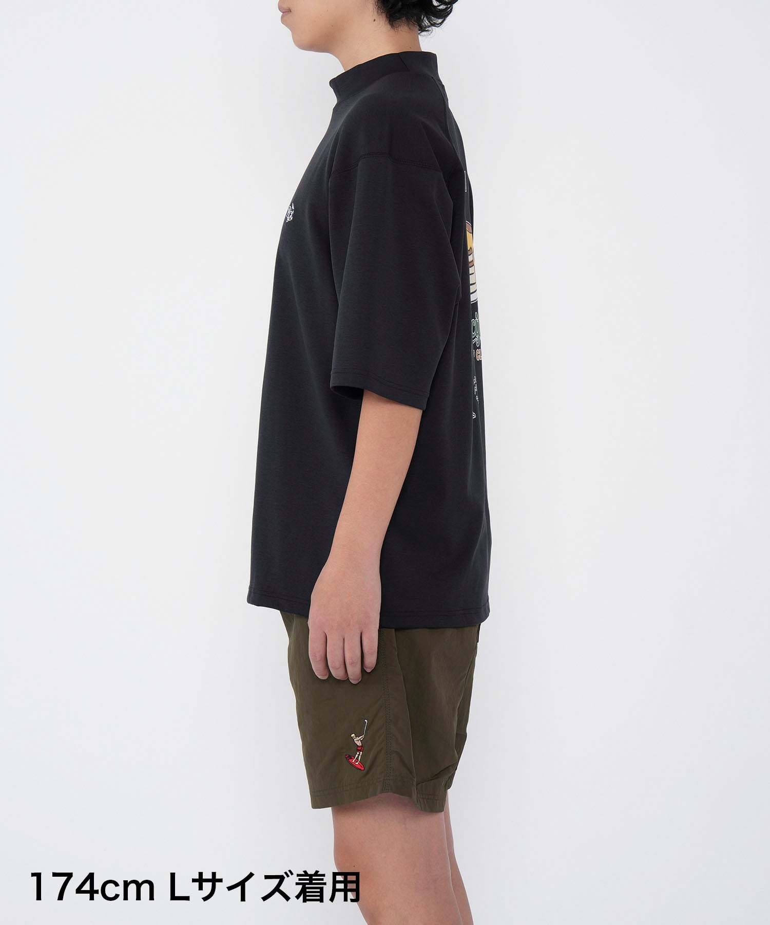 MOCK-NECK BIG TEE HALF SLEEVE GOLF & PANCAKE – Pacific GOLF CLUB