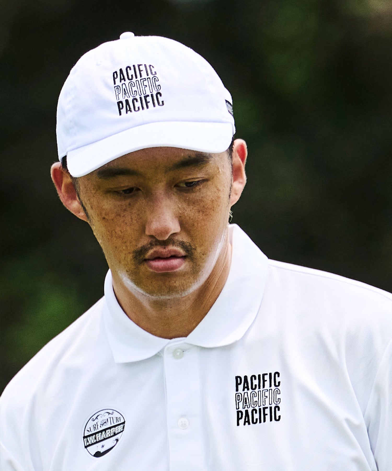 【完売品】Pacific GOLF CLUB ストライプポロシャツ 完売品】Pacific GOLF CLUB ストライプポロシャツ 完売品